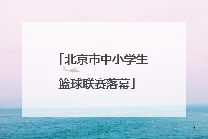 北京市中小学生篮球联赛落幕